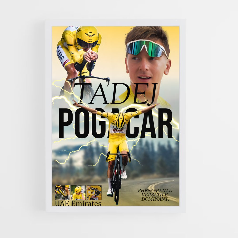 Poster L'Ascension Jaune – affiche Cyclisme (vue 3)